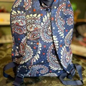 VERA BRADLEY Fireworks Paisley Celebration Backpack Shop Vera Bradley Iconic Campus Backpack in F – Luggage Factory main image 4